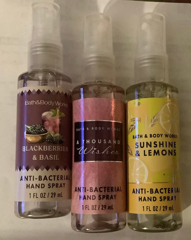 Bath and body works spray hand sanitizer