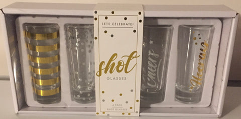 Let’s Celebrate Shot Glasses