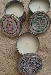 1 Wick Scented Tin Candles