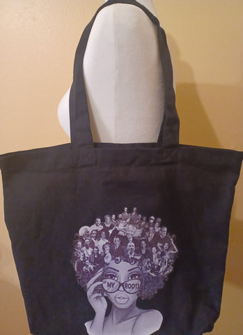 Canvas "My Roots" tote bag