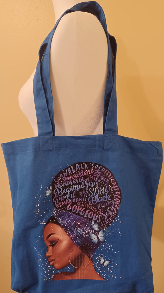 Canvas "Words that represents"Tote