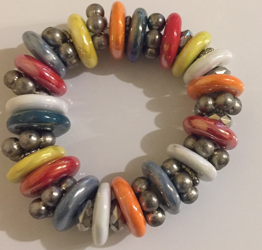 Elastic colorful bracelet