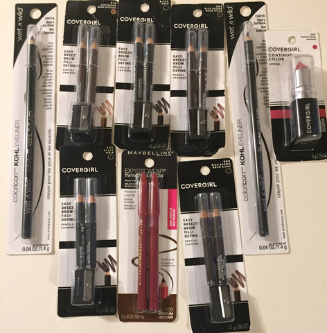Women’s eye brow pencil with lipstick